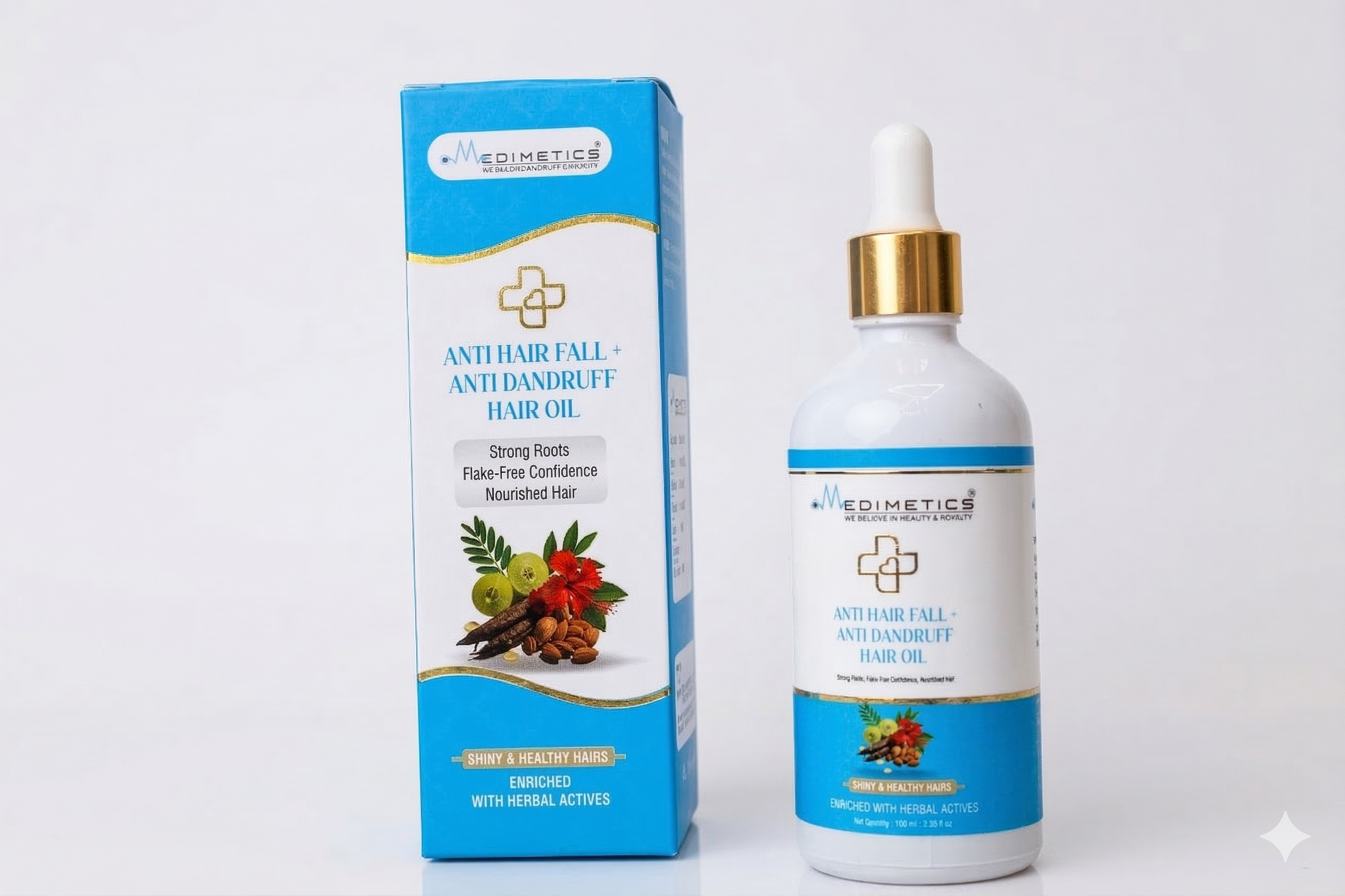 Medimetics Anti Hair Fall + Anti Dandruff Hair Oil