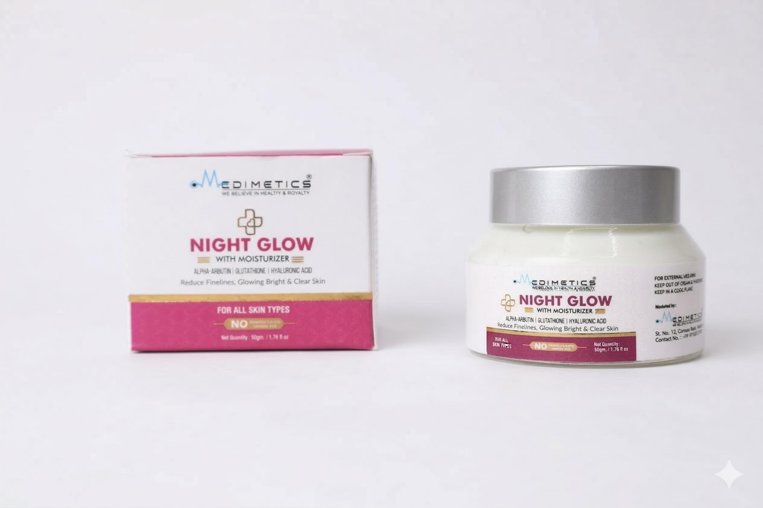 Medimetics Night Glow with Moisturizer